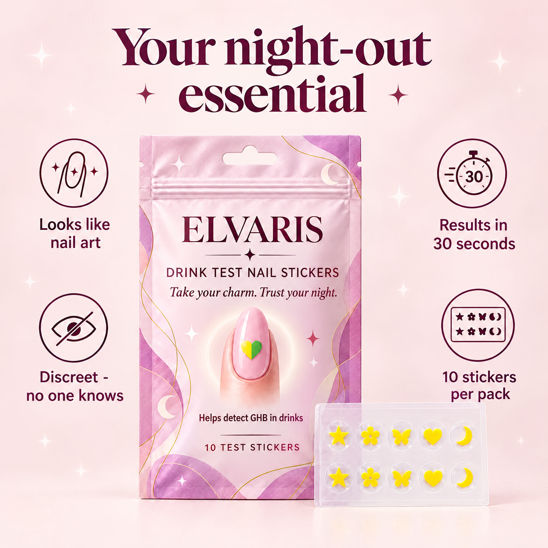 Your night-out essential: looks like nail art, results in 30 seconds