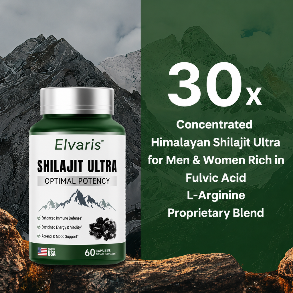 Cápsulas De Shilajit Elvaris™
