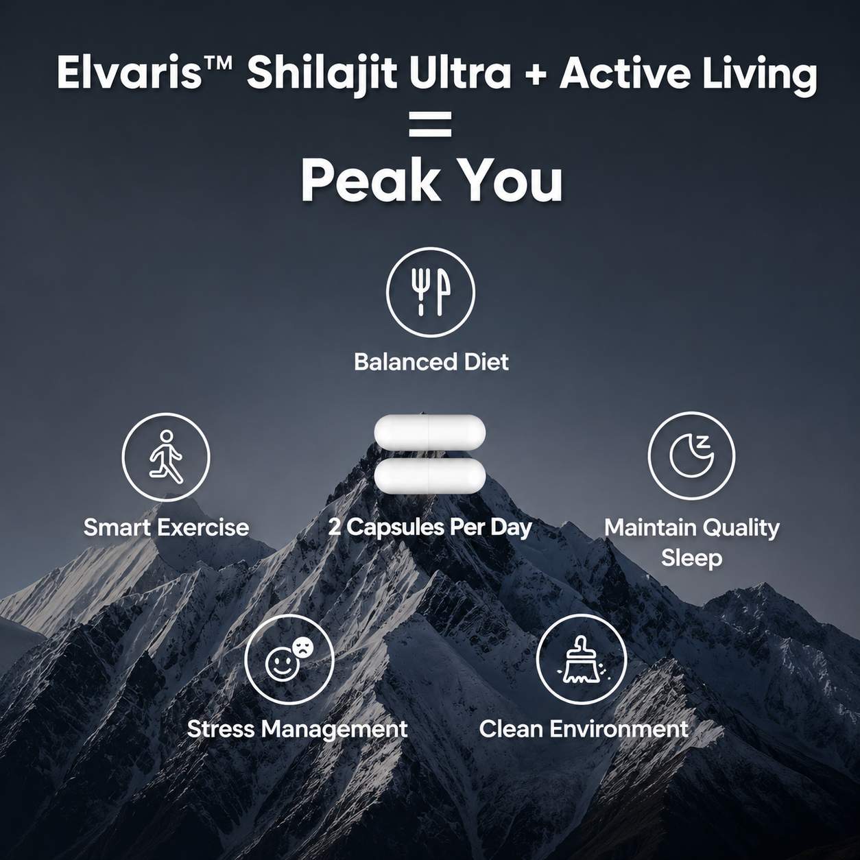 Cápsulas De Shilajit Elvaris™