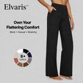 Elvaris™ High-Waisted Wide Leg Comfort Pants