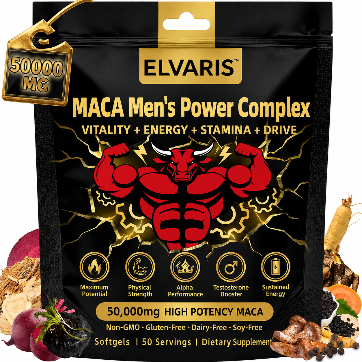 ELVARIS™ MACA Men’s Power Complex