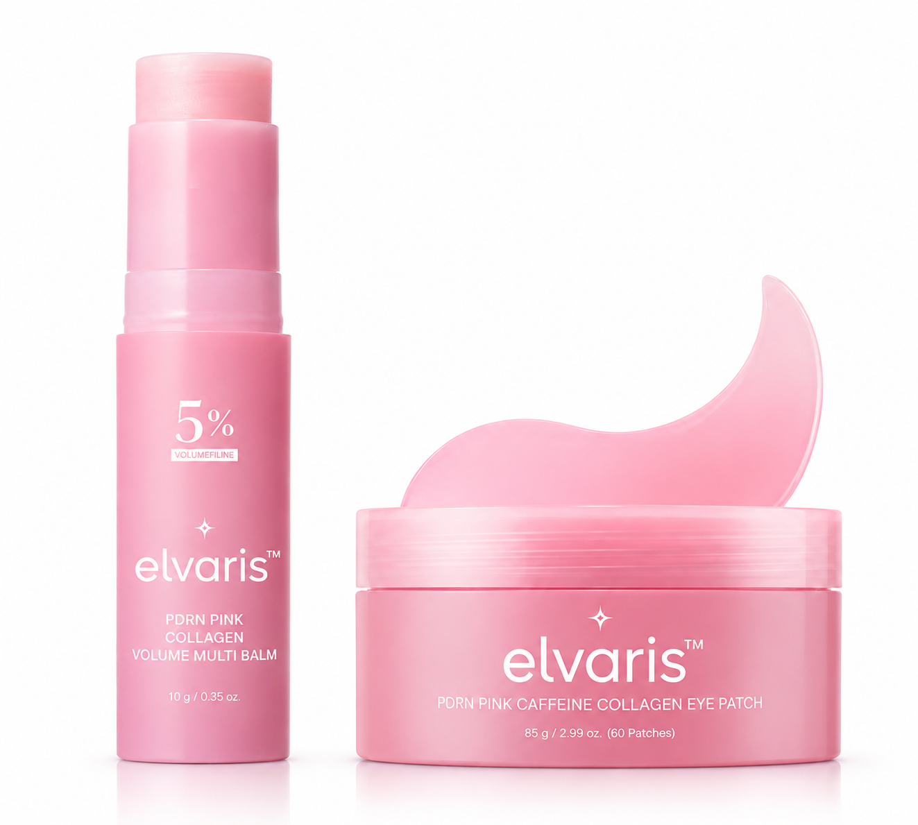 Elvaris™ PDRN Pink Collagen Volume Multi Balm Bundle
