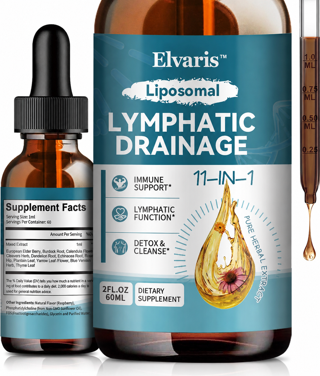 Elvaris™ Liposomal Lymphatic Drainage Drops