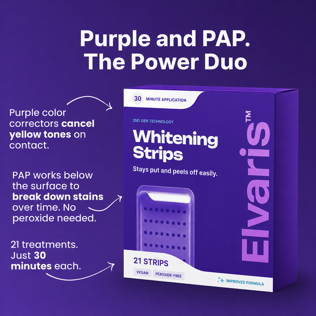 Elvaris™ Purple Whitening Strips