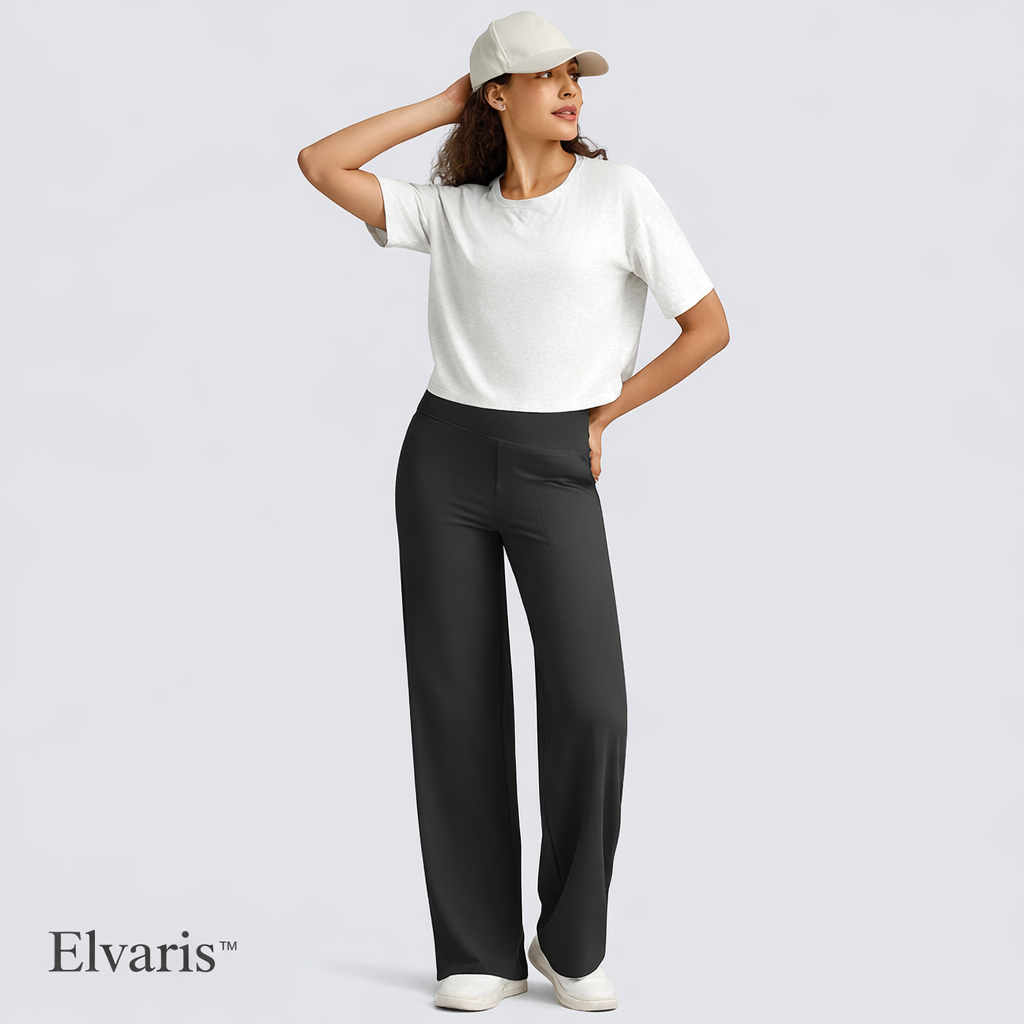Elvaris™ High-Waisted Wide Leg Comfort Pants