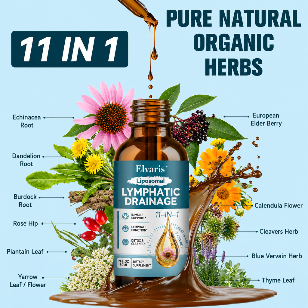 Elvaris™ Liposomal Lymphatic Drainage Drops