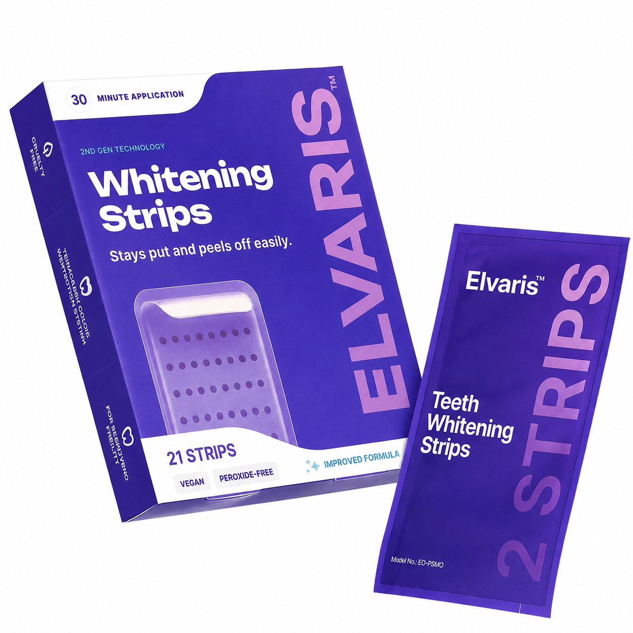 Elvaris™ Purple Whitening Strips