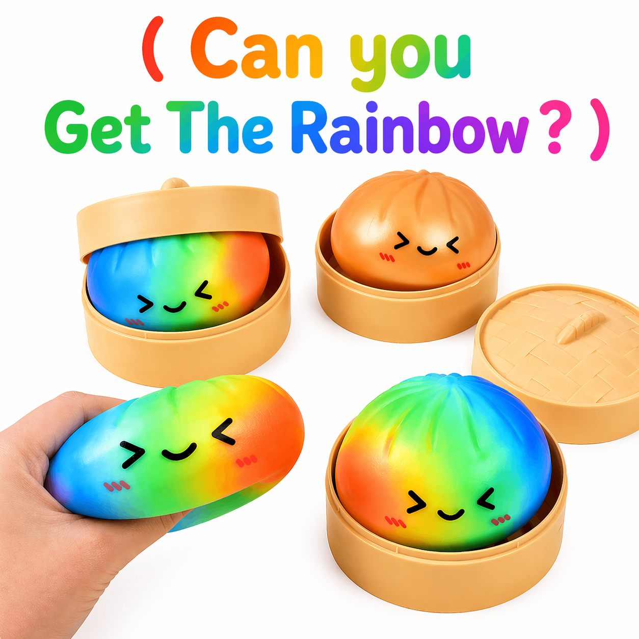 Mystery Squishy Dumpling Stress Relief Fidget Toy