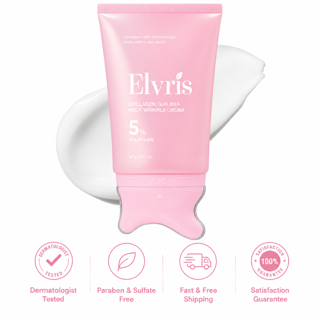 Elvris Collagen Gua Sha Neck Wrinkle Cream