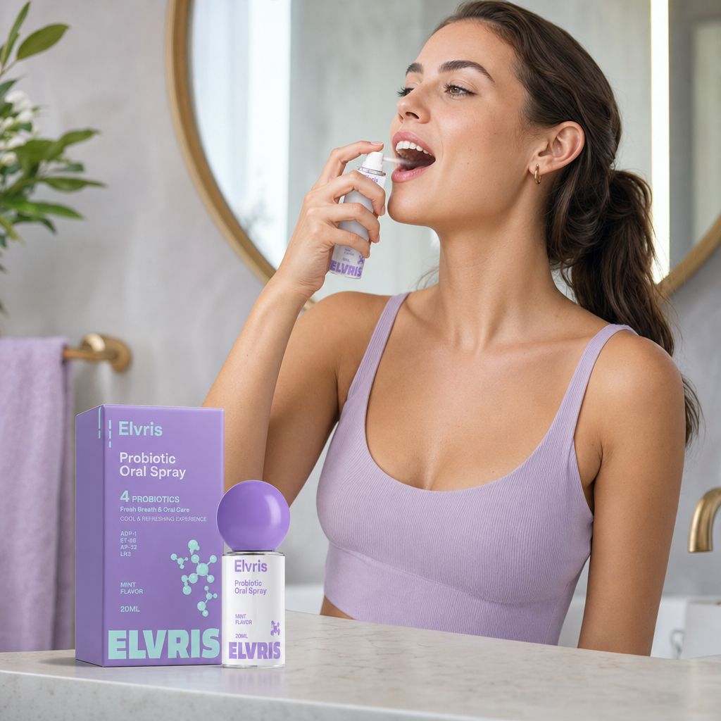 Elvris Probiotic Oral Spray 20ml - Fresh Breath & Oral Care