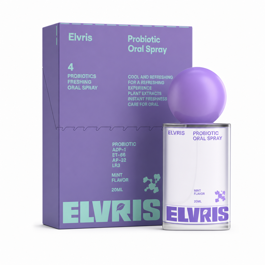 Elvris Probiotic Oral Spray 20ml - Fresh Breath & Oral Care