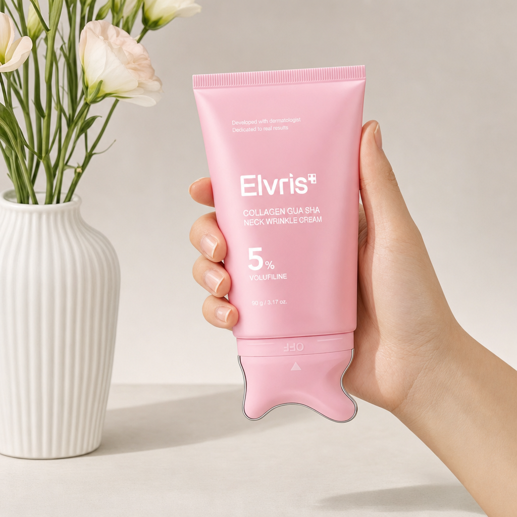 Elvris Collagen Gua Sha Neck Wrinkle Cream