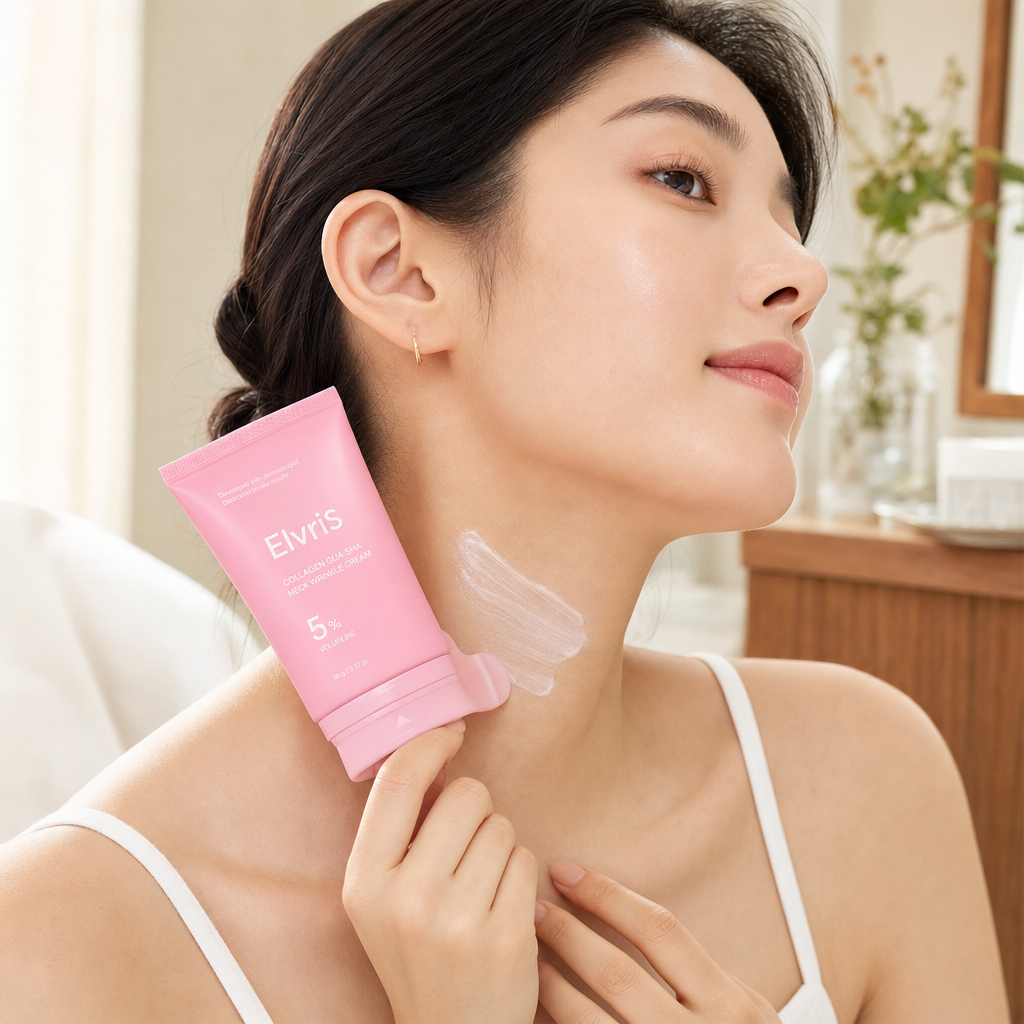 Elvris Collagen Gua Sha Neck Wrinkle Cream