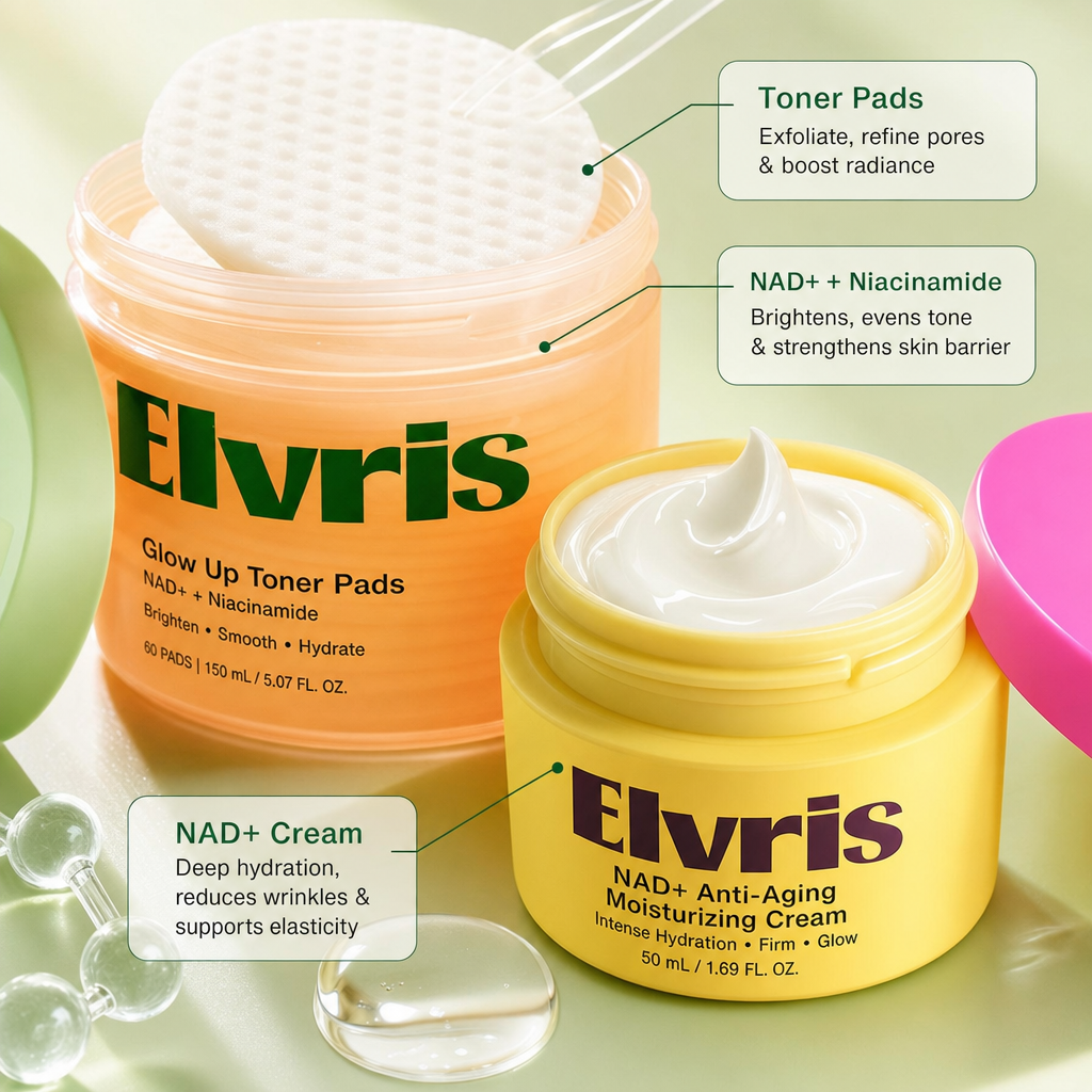 Elvris Korean Skincare Glow Up Bundle