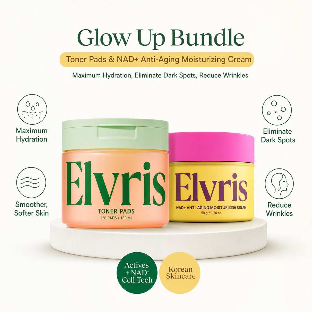 Elvris Korean Skincare Glow Up Bundle