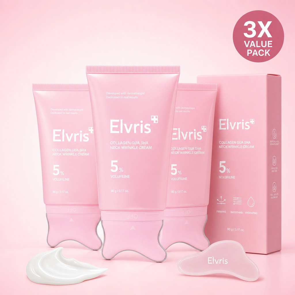 Elvris Collagen Gua Sha Neck Wrinkle Cream