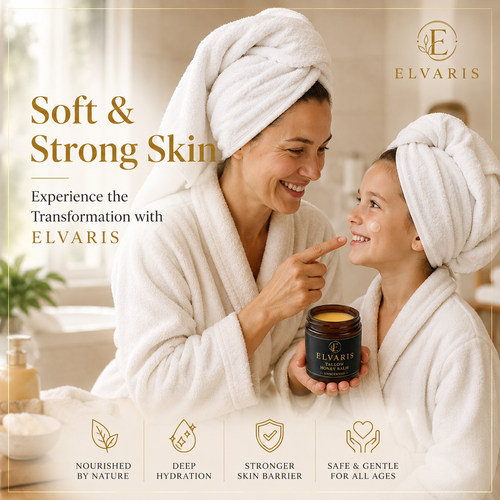 Elvaris Organic Grass-Fed Beef Tallow with Raw Honey (Unscented)